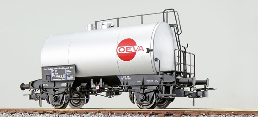 Wagon-citerne H0 Deutz OEVA 736 6 028-9 argenté ÖBB Ep IV DC ESU  36246    