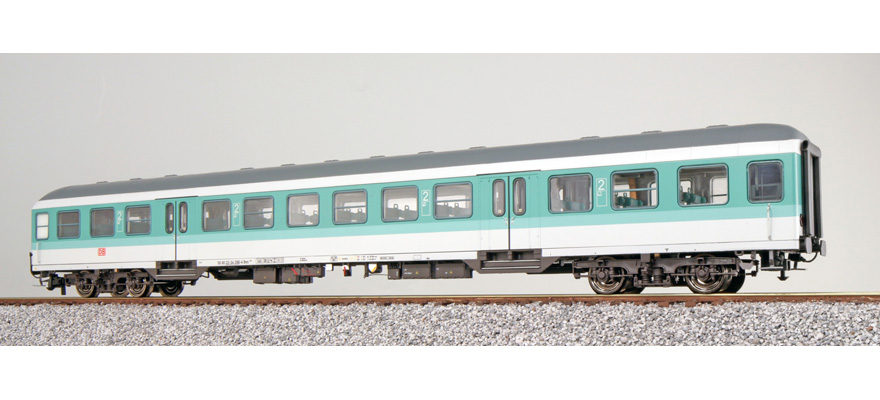 Wagon n H0 Bnrz451 22-34 398-4 2ème classe DB ép. V turquoise menthe gris clair DC ESU  36495    