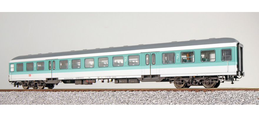 Wagon n H0 Bnrz451 22-35 879-2 2ème classe DB ép. V turquoise menthe gris clair DC ESU  36498    