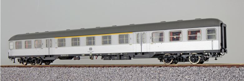 n-Wagon H0 ABnb703 31-11 496-2 1ère/2ème cl. DB ép. IV argenté œil de paon cadre noir toit gris umbra DC ESU  36503    