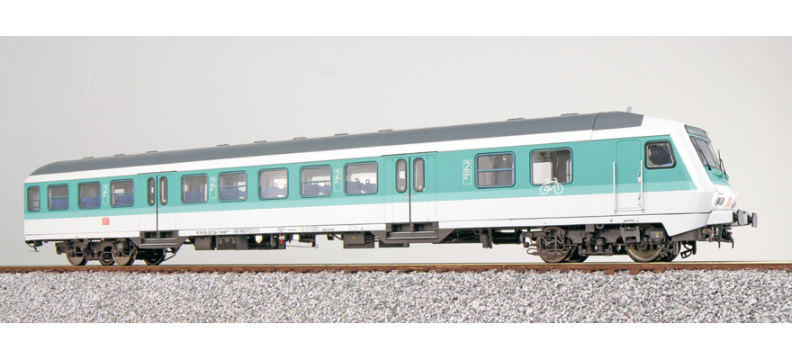 [36508] Wagon n H0 Bnrdzf483.1 80-35 134-1 voiture pilote DB ép. V turquoise menthe gris clair DC ESU  36508    