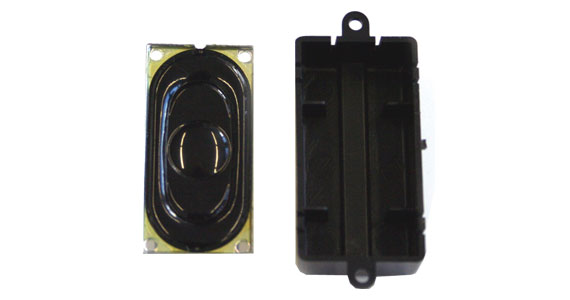 Haut-parleur 20mm x 40mm rectangulaire 100 ohms avec capsule acoustique ESU  50448    