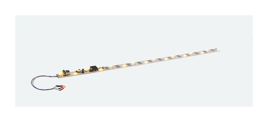Kit d'éclairage intérieur avec feu arrière 380mm séparable PowerPack 32 LED blanc/jaune commutable 21MTC écartement : 0 G I ESU  50703    