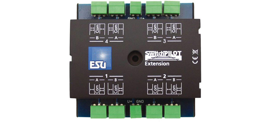 SwitchPilot Extension 4xsortie de relais extension pour SwitchPilot V1.0 ESU  51801    