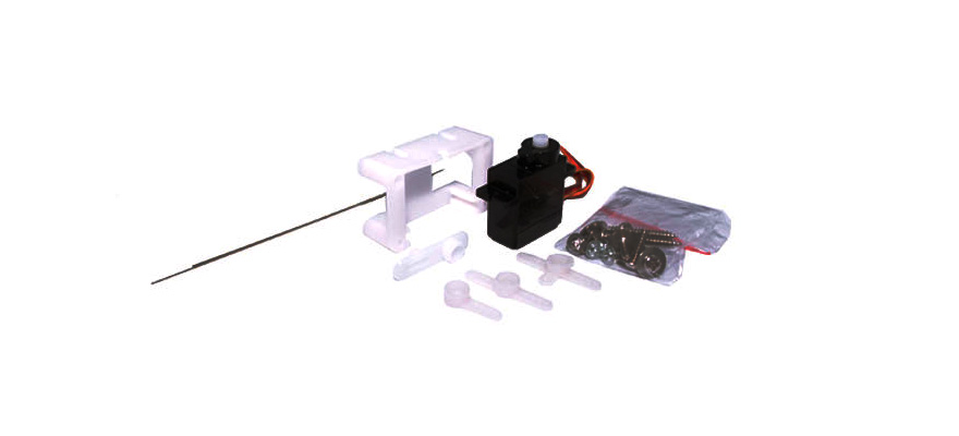 Servomoteur servo miniature de précision engrenage en plastique avec microcontrôleur faisceau de câbles de 30cm matériel de fixation RETAIL ESU  51804    