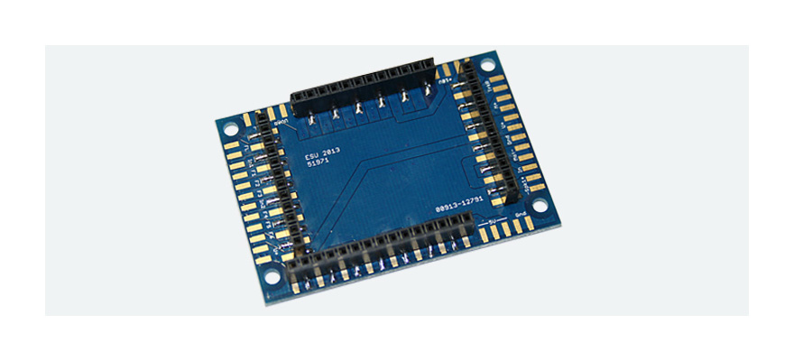 Platine d'adaptation pour LokSound XL avec connecteurs mâles ESU  51971    