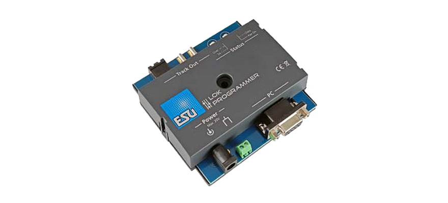 Set LokProgrammer : LokProgrammer bloc d'alimentation 240V Euro mode d'emploi adaptateur USB ESU  53451    
