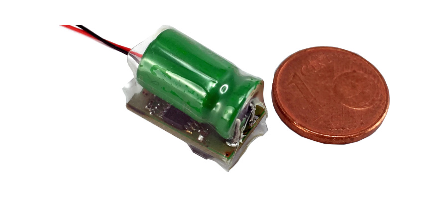 PowerPack Mini accumulateur d'énergie pour la famille LokPilot V4.0 &amp; LokSound V4.0 1F/2.7V ESU  54671    