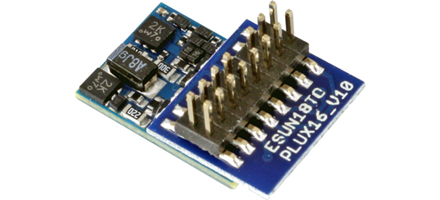 LokPilot 5 micro DCC/MM/SX/M4 PluX16  écartement N TT ESU  59814    