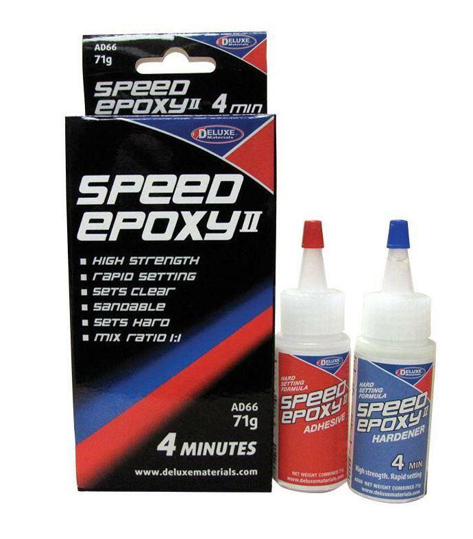 [Deluxe Materials  AD66] SPEED EPOXY II 4 MIN 71 GR AD66 Deluxe Matérials   