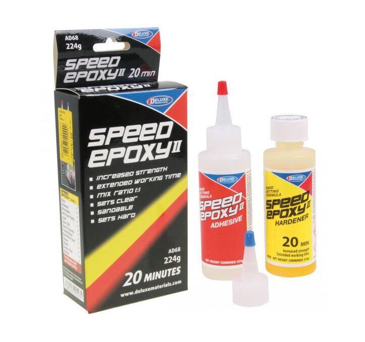[Deluxe Materials  AD68] SPEED EPOXY II 20 MIN 224 GR AD68 Deluxe Matérials   