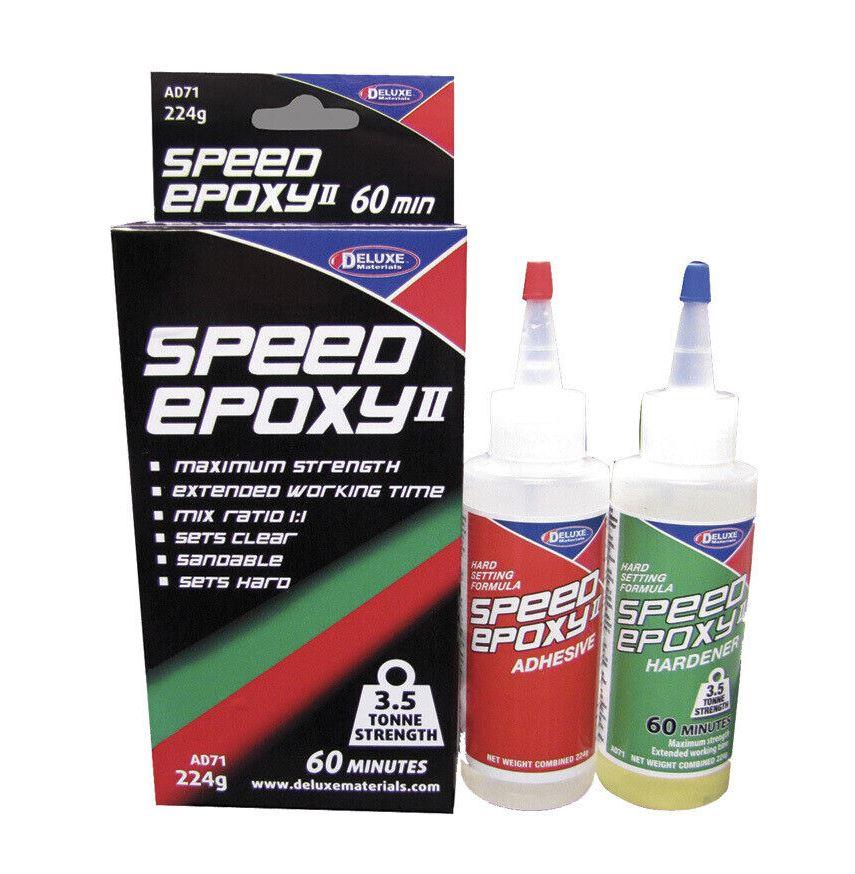 [Deluxe Materials  AD71] SPEED EPOXY II 60 MIN 224 GR AD71 Deluxe Matérials   
