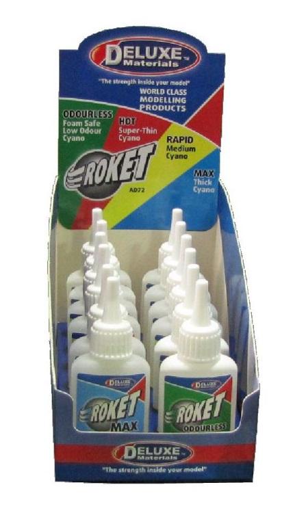 [Deluxe Materials  AD72] ROKET CYANO MIXED  AD72 Deluxe Matérials   