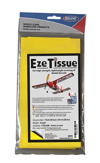 [Deluxe Materials  BD70] EZE TISSUE YELLOW 5 SHEETS/PACK BD70 Deluxe Matérials   
