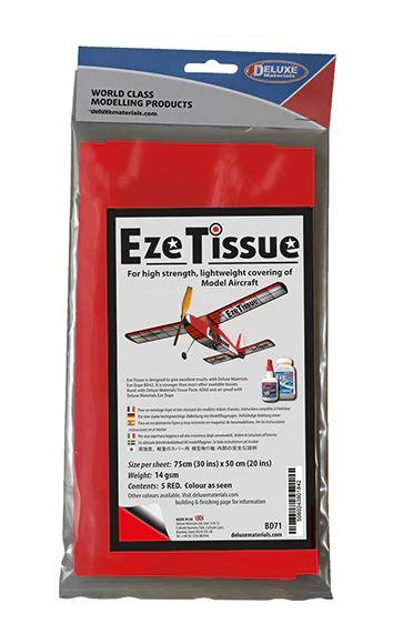 EZE TISSUE RED 5 SHEETS/PACK BD71 Deluxe Matérials   
