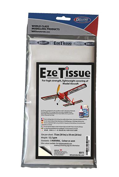 [Deluxe Materials  BD73] EZE TISSUE NATURAL 5 SHEETS/PACK  BD73 Deluxe Matérials   