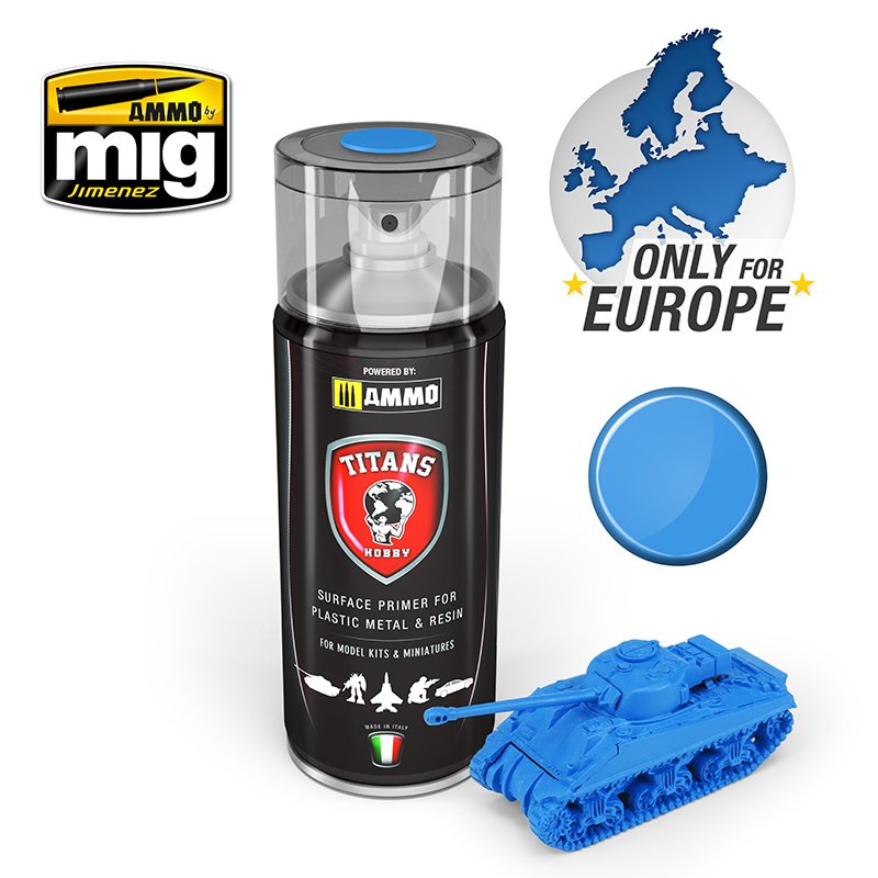 SPACE BLUE MATT PRIMER TTH103 TITAN HOBBY 