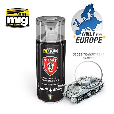 GLOSS TRANSPARENT VARNISH TTH114 TITAN HOBBY 