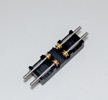 Support d'essieu N HOe pour banc d'essai de locomotives 1/160 ou 1/87e