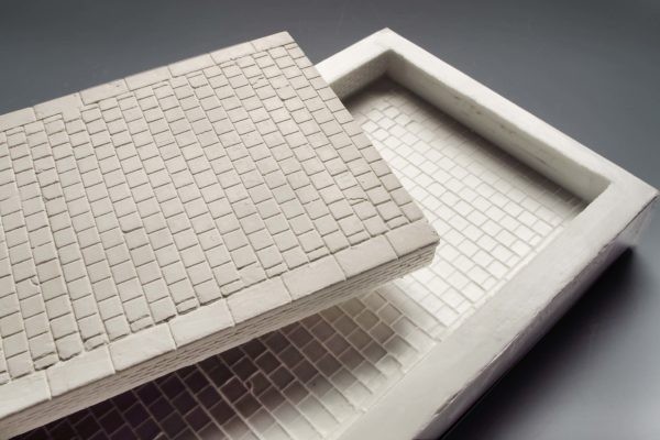 Spoerle 2154 -  Quai complet Dallage avec bords bas brique, env. 142 par 65 par 9,5 mm