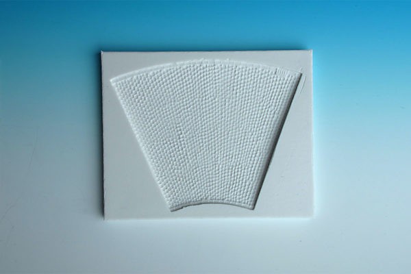 Spoerle 1022 -  Rue en courbe, pavÃ©s fins, bouches d'Ã©gout, rayon central R  115 mm