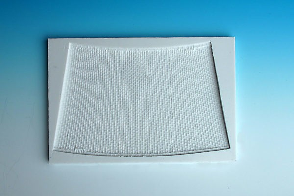 Spoerle 1026 -  Rue en courbe, pavÃ©s fins, bouches d'Ã©gout, rayon central R  400 mm