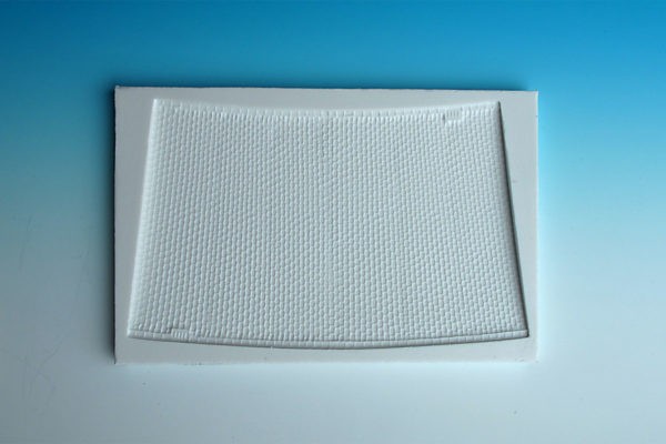 Spoerle 1027 -  Rue en courbe, pavÃ©s fins, bouches d'Ã©gout, rayon central R  600 mm