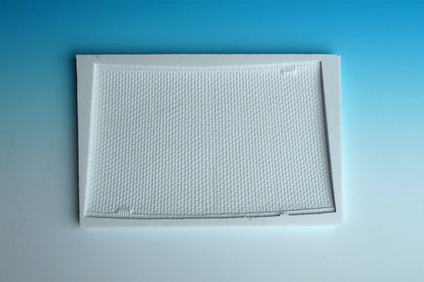 Spoerle 1028 -  Rue en courbe 88 mm de large, pavÃ©s fins, bouches d'Ã©gout, rayon central R  900 mm