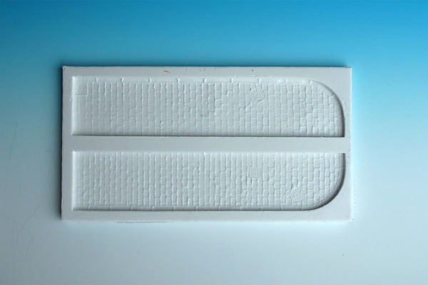 Spoerle 1060 -  2 trottoirs droits, dalles posÃ©es droites, avec arrondi