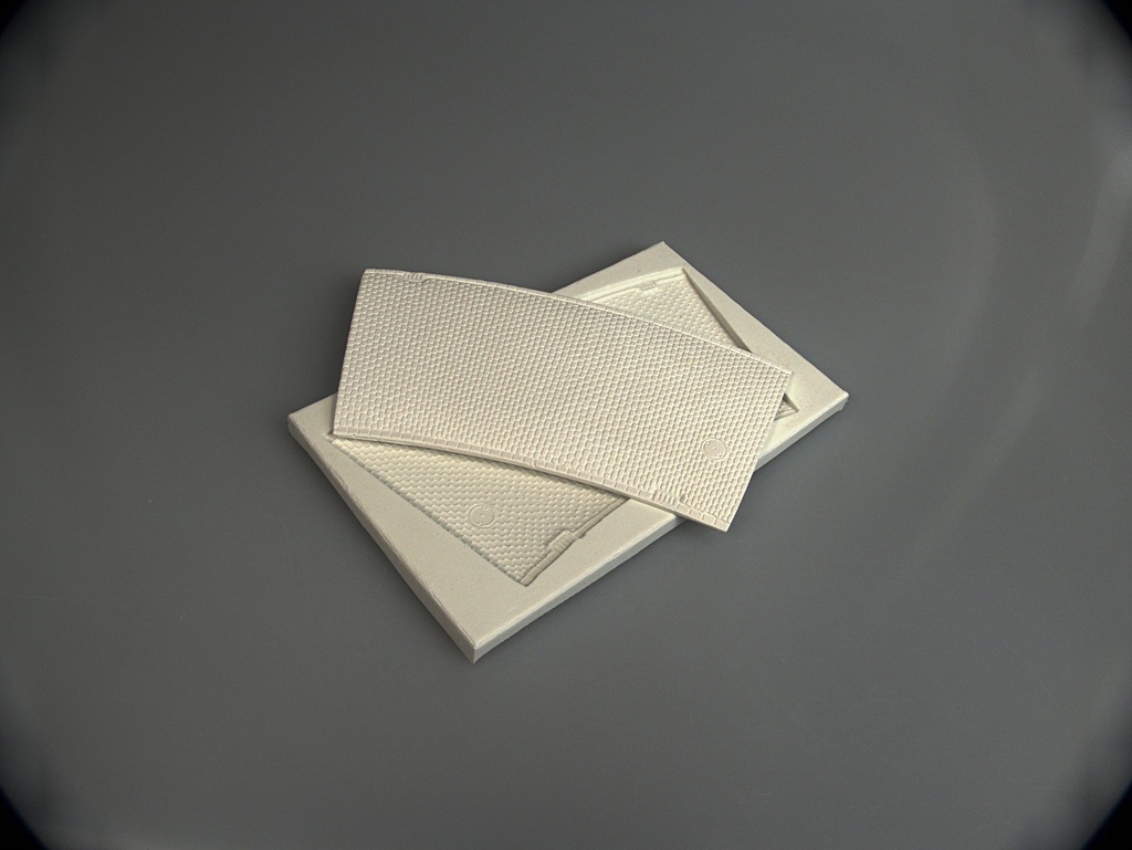 Spoerle 1225 - Moule silicone Route de campagne Rue en courbe, pavÃ©s fins sans bouches d'Ã©gout, R  125 mm