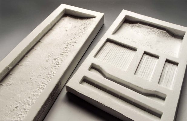 Spoerle 2259 -  PiÃ¨ce avec abaissement pour quai en vrac 2159, passage Ã  niveau et escalier.