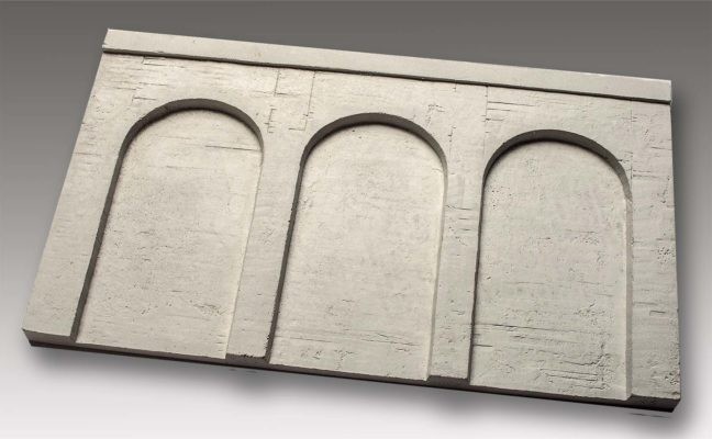 Spoerle 3028 -  Mur en bÃ©ton - 3 arcades hautes et plates, 163par96par7 mm
