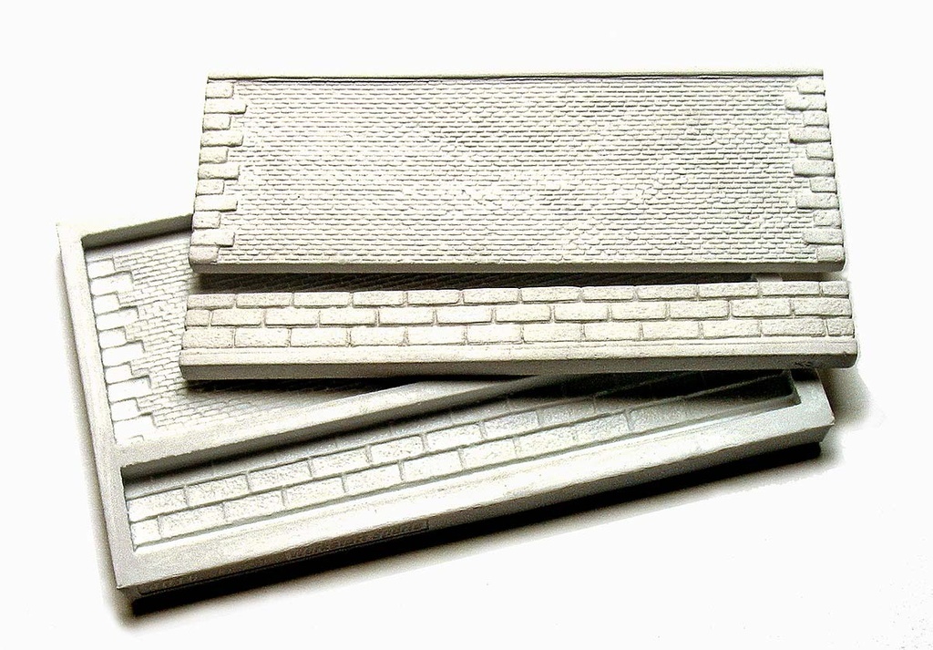 Spoerle 4016 -  Bilk bas Mur de soutÃ¨nement divisÃ© avec profilÃ© latÃ©ral droit env. 139 par 72 mm