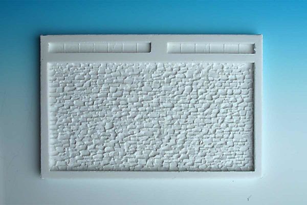 [Spoerle 6049] Spoerle 6049 -  Mur pierre de taille comme 6009, avec rangÃ©e de pierres de couverture supplÃ©mentaire