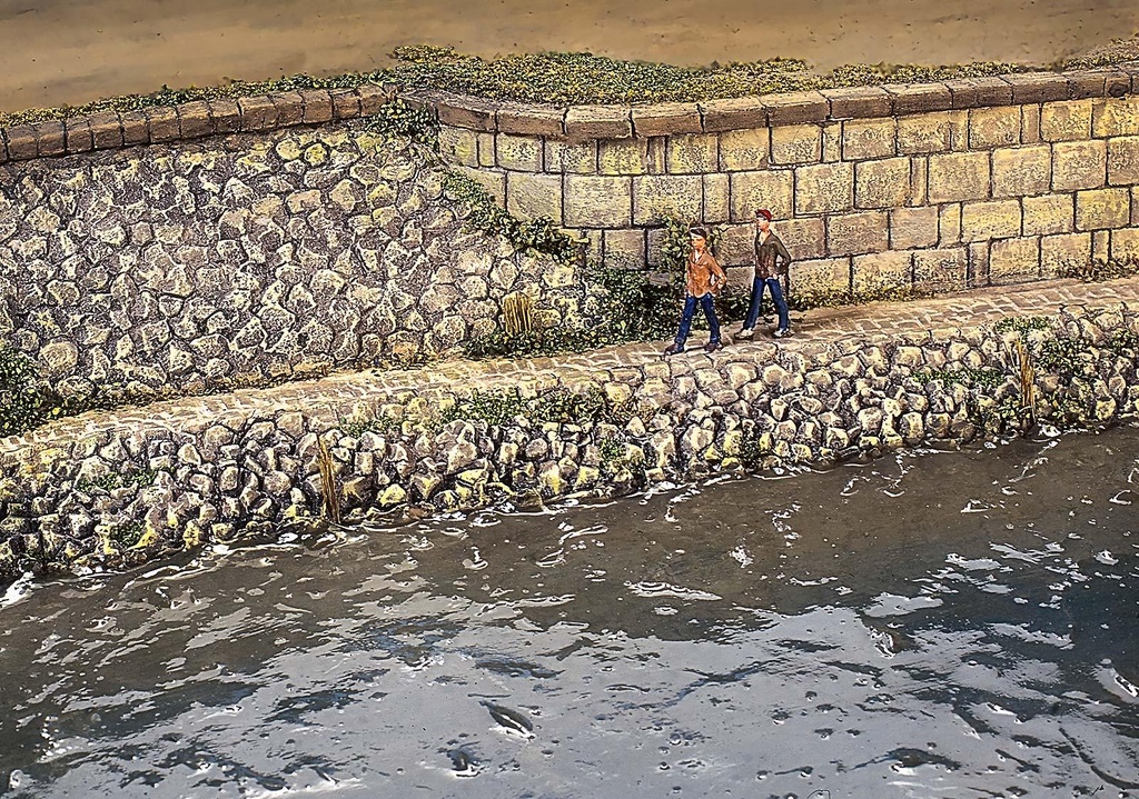 Spoerle 6200 - jeu de moules construction de berges, 3moules : 6030, 6031 et 6035