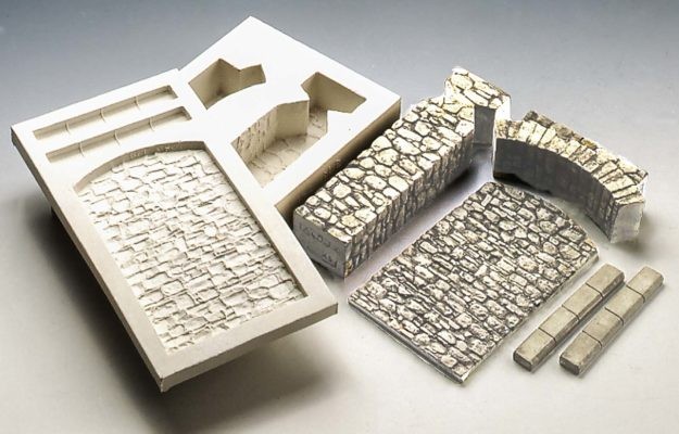 [Spoerle 6403] Spoerle 6403 - Moules en silicone Ouvrage de soutÃ¨nement Rabenau 76par103par19mm