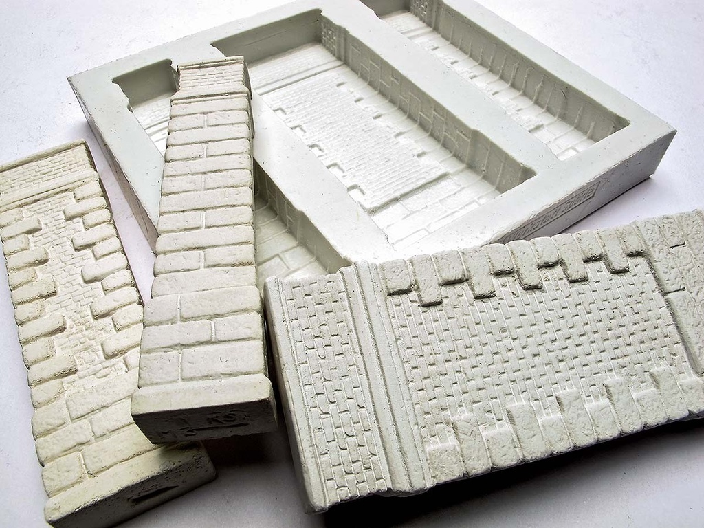 Spoerle 4020 -  Bilk bas (piste sur rue) 3 piliers de 87 mm de haut, largeur 17, 23 et 35 mm