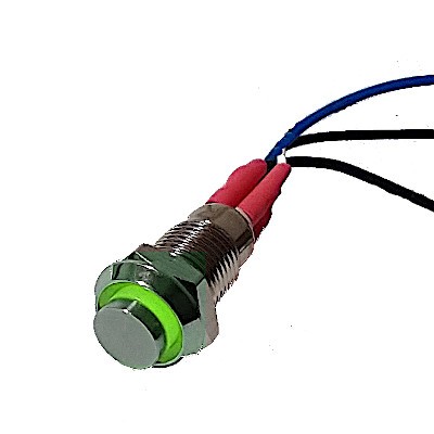 Helvest 2 p Bouton vert BT10-G