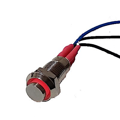 Helvest 2 p Bouton rouge BT10-R