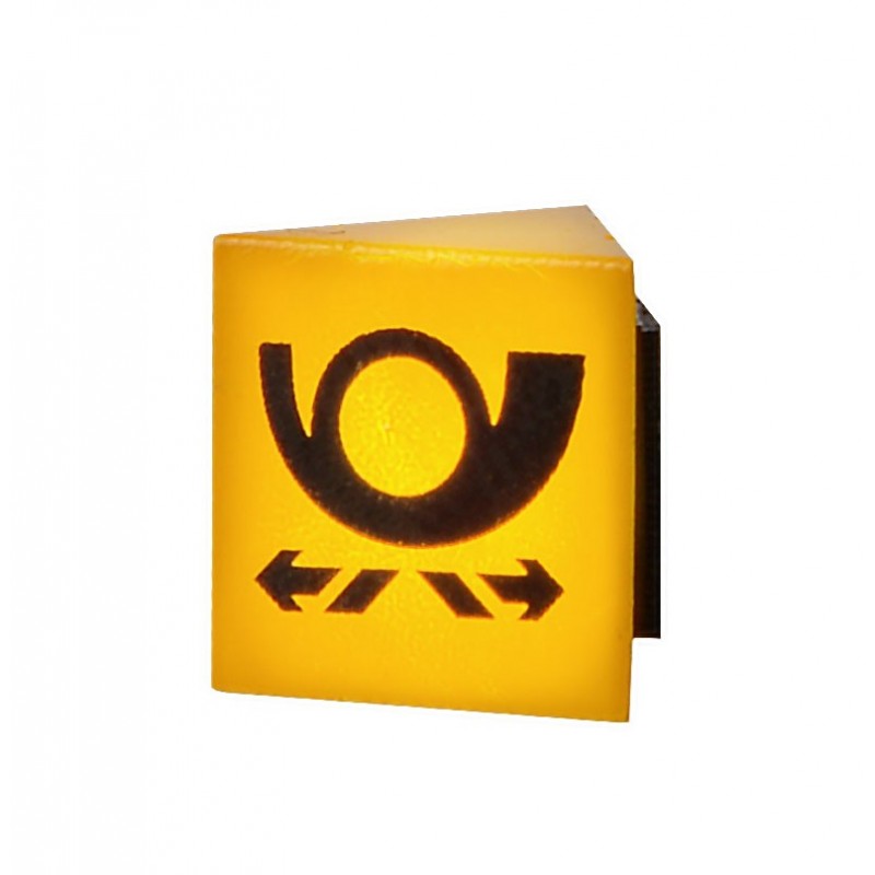 Viessmann 1371 H0 Reklameschild POST mit LED