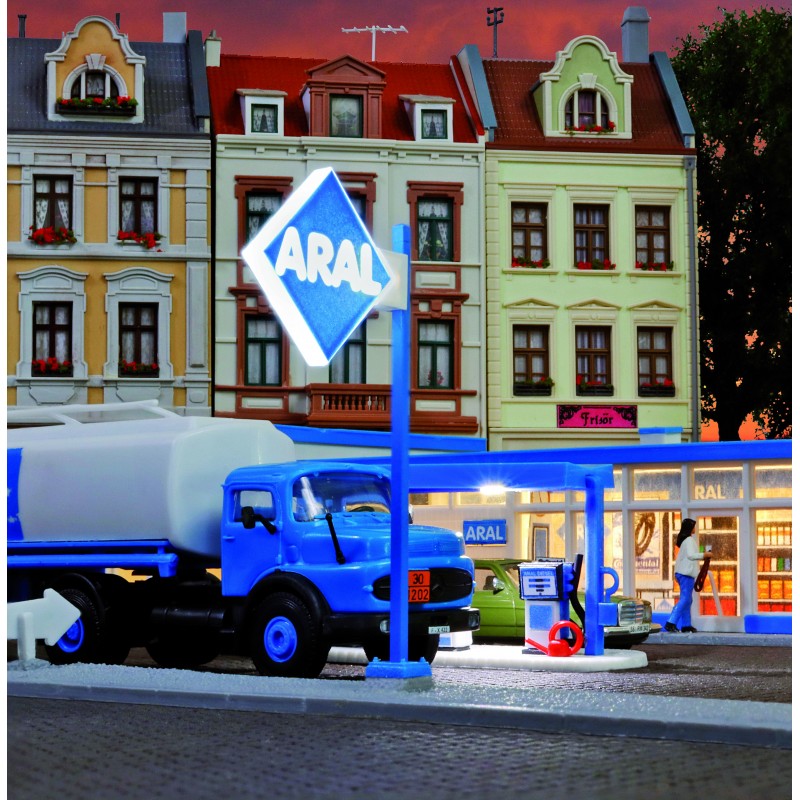 Viessmann 1376 H0 Reklameschild ARAL LED