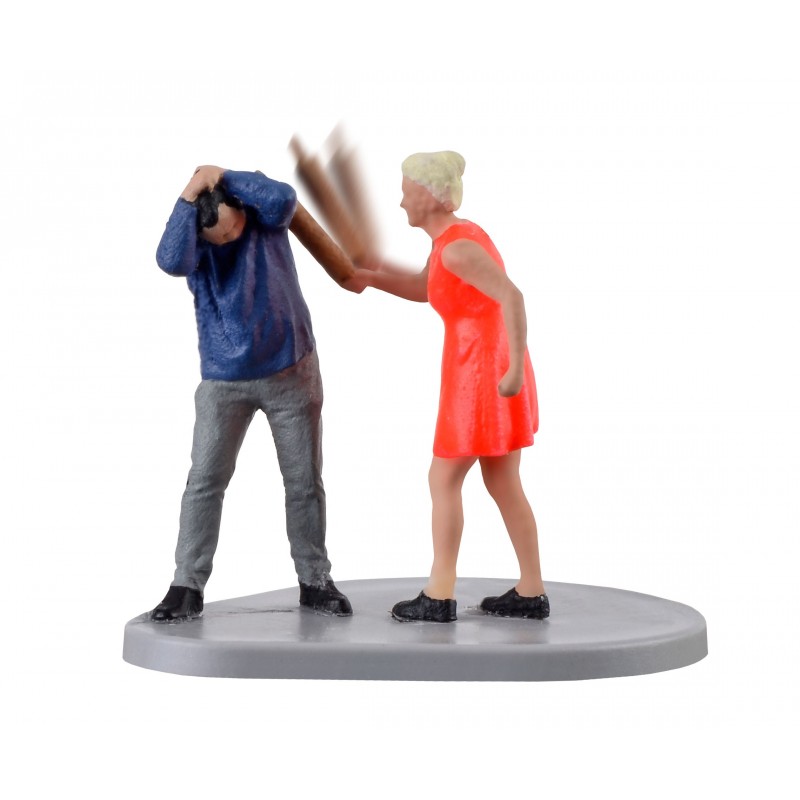 Viessmann 1512 H0 Frau mit Nudelholz, bew.