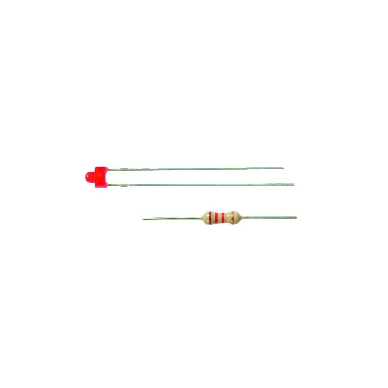Viessmann 3553 LED rot D: 1,8 mm, 3 Stk