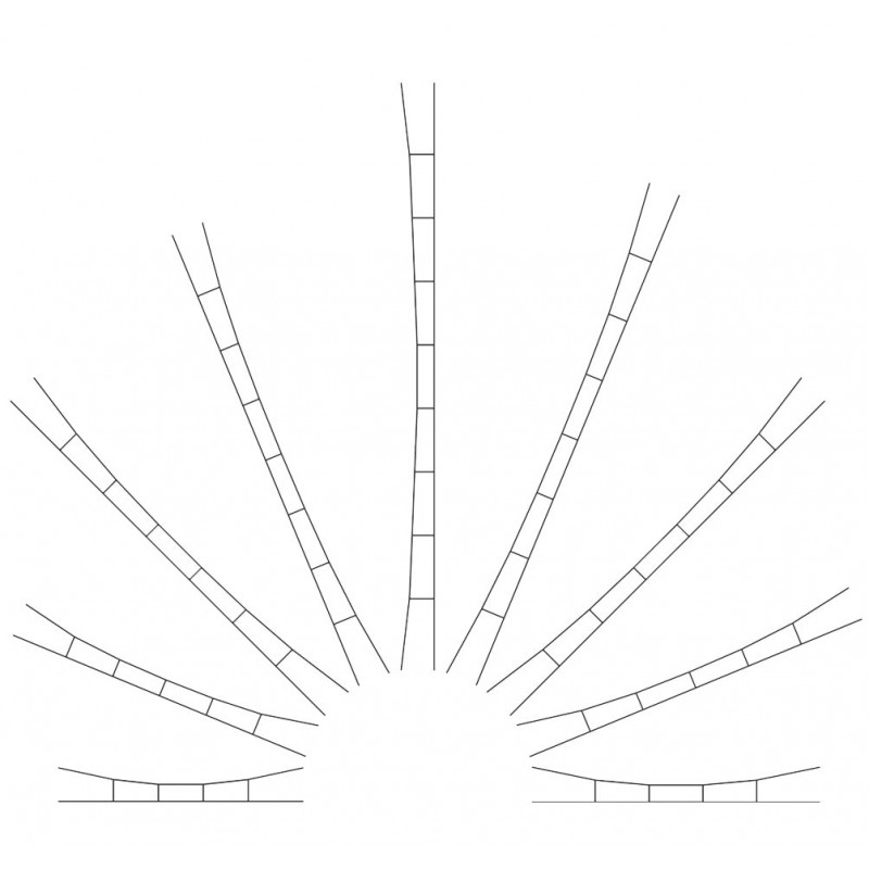 Viessmann 4350 N Uni.-Fahrdr. 76-87 mm,5 St.