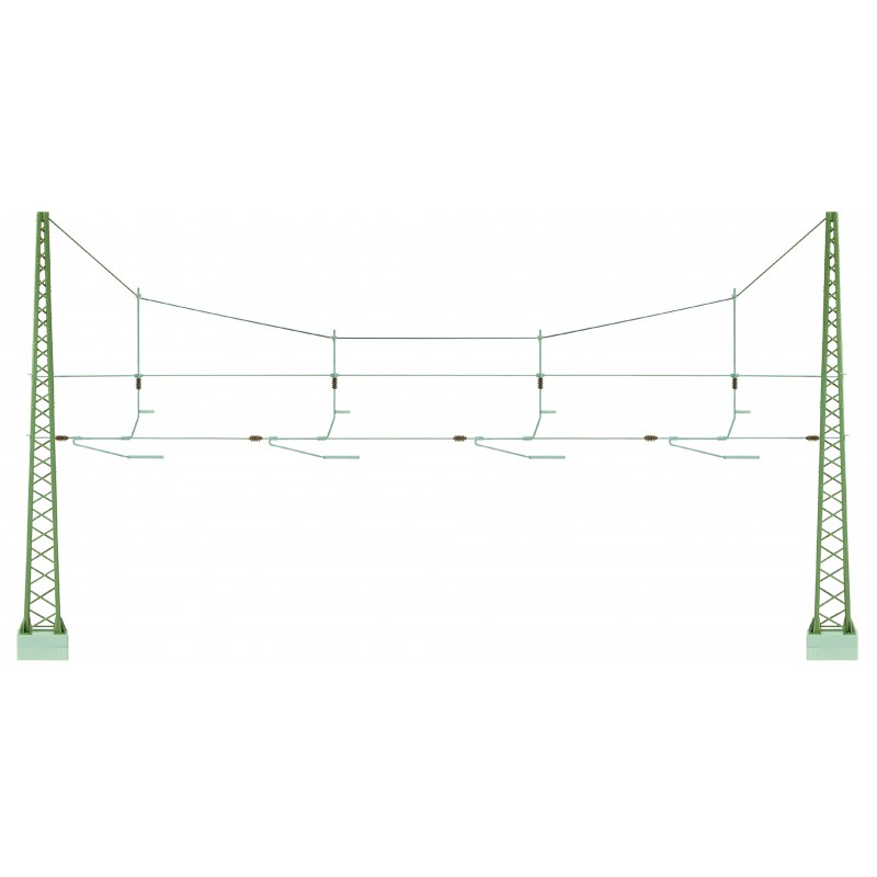 Viessmann 4363 N Quertragwerk ueber 4Gleise