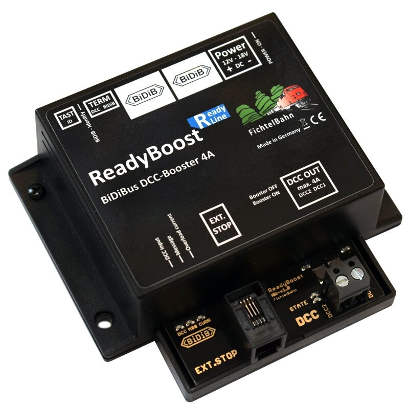 BiDiB ReadyBoost  4A DCC-booster  pour System BiDiB