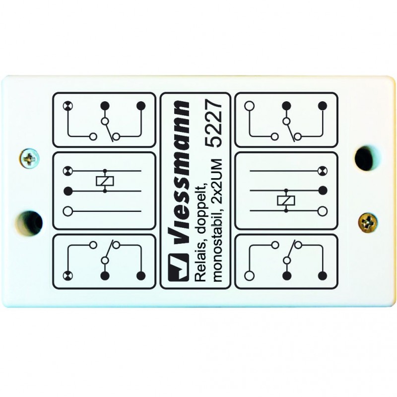 Viessmann 5227 Relais, doppelt, monostabil,