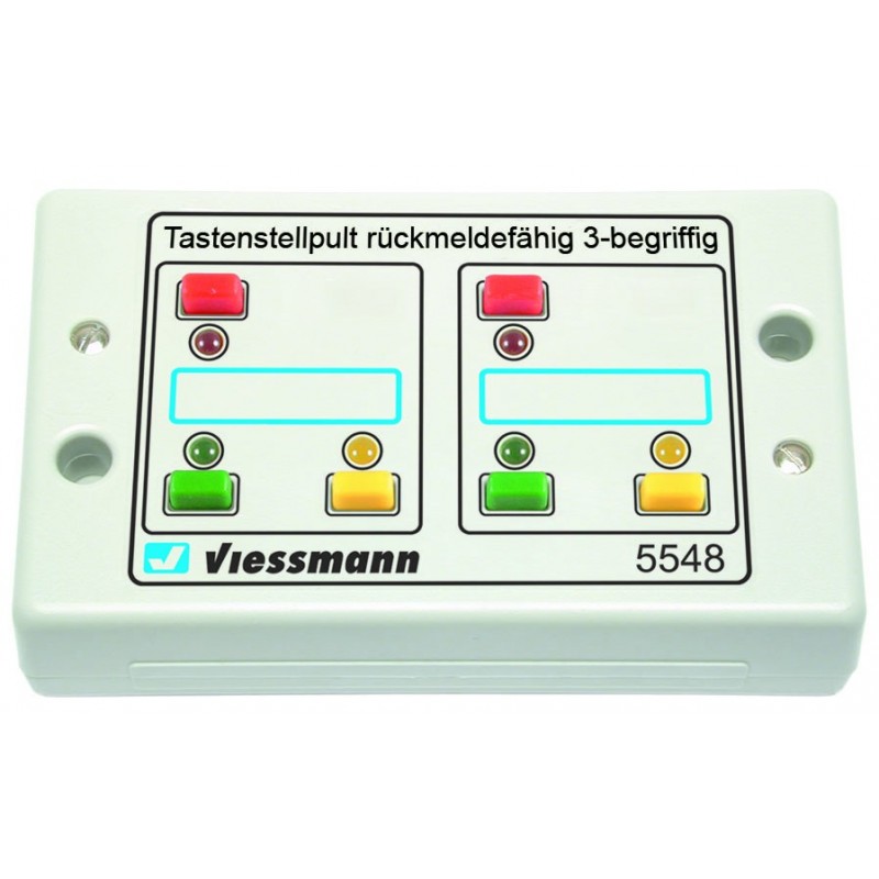 Viessmann 5548 Tasten-Stellpult,rueckmeldef.