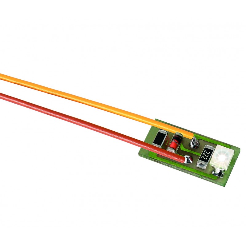 Viessmann 6008 Hausbel. mit 1 LED, weiß 10St