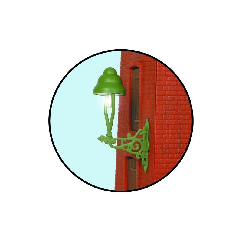 Viessmann 6013 H0 Gas-Wandlaterne, LED warmw